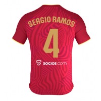 Camisa de Futebol Sevilla Sergio Ramos #4 Equipamento Secundário 2023-24 Manga Curta